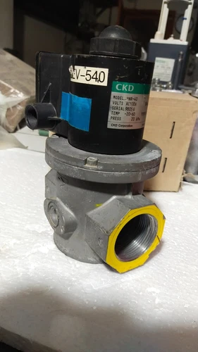 CKD VNR-40 NO Solenoid Gas relief Valve 1.5 Inch 100VAC Transmitter Controller