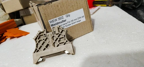 Weidmuller 10Pcs 281-329 End Intermediate Plate 2.5 mm Thick Beige Terminal