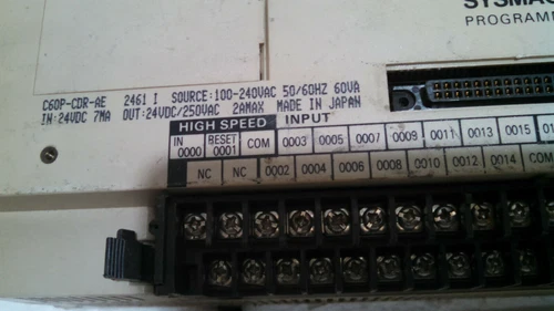 OMRON C60P C60H C40P C20P PLC DCS Controller Transmitter Transducer power on - Image 11