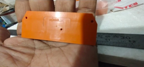 Wago 10Pcs 281-329 End Intermediate Plate 2.5 mm Thick Orange Terminal - Image 12