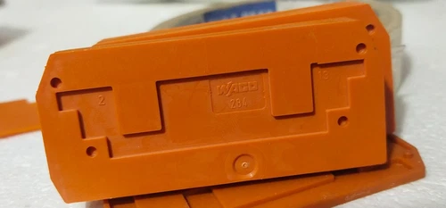 Wago 10Pcs 281-329 End Intermediate Plate 2.5 mm Thick Orange Terminal - Image 13