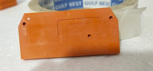 Wago 10Pcs 281-329 End Intermediate Plate 2.5 mm Thick Orange Terminal - Image 14