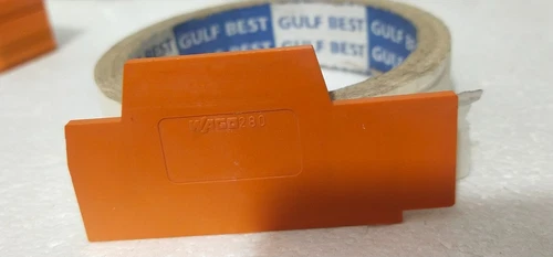 Wago 10Pcs 281-329 End Intermediate Plate 2.5 mm Thick Orange Terminal - Image 15