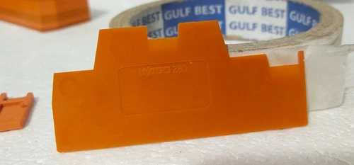 Wago 10Pcs 281-329 End Intermediate Plate 2.5 mm Thick Orange Terminal - Image 16