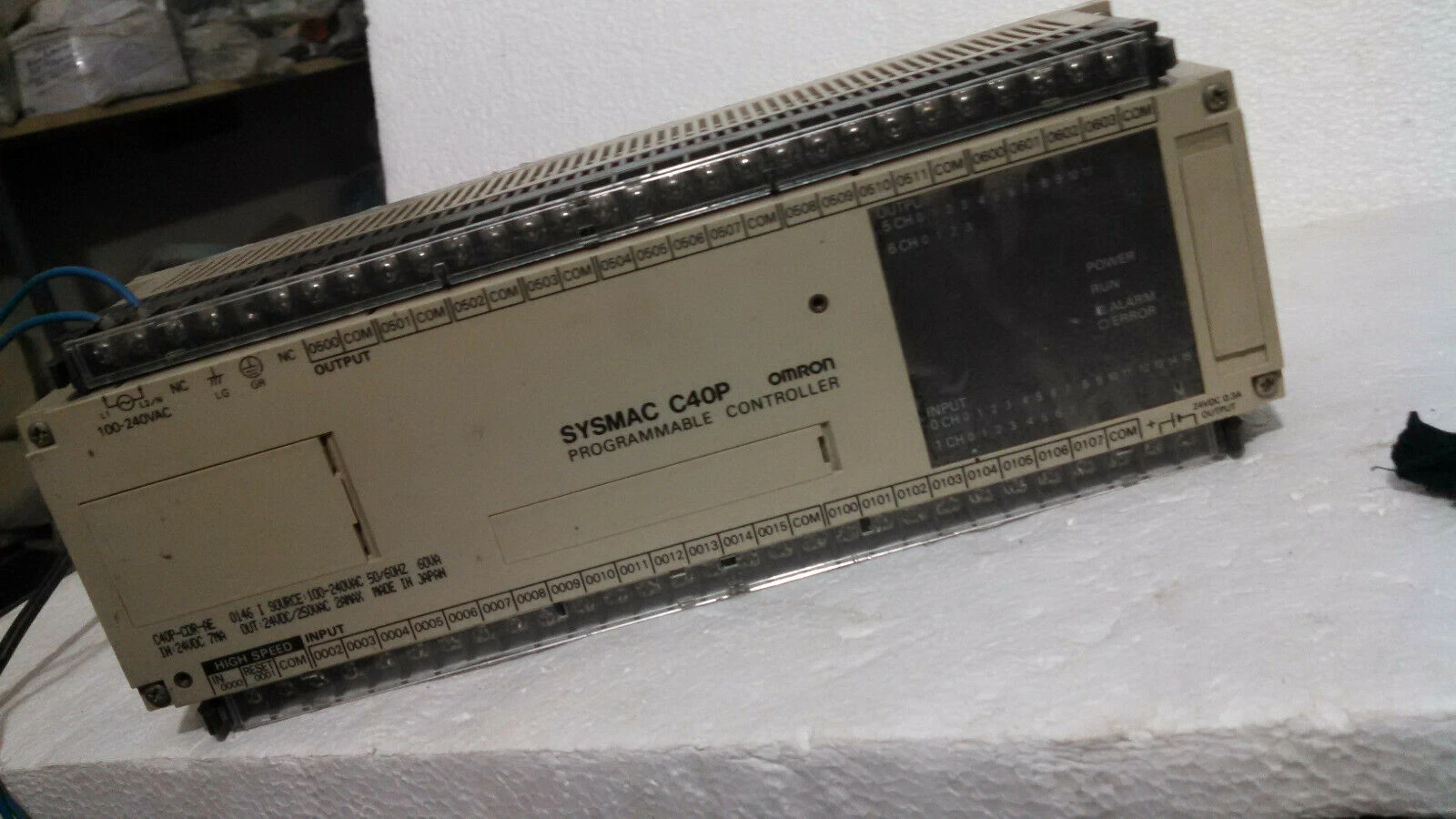 OMRON C60P C60H C40P C20P PLC DCS Controller Transmitter Transducer power on - Image 4