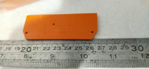 Wago 10Pcs 281-329 End Intermediate Plate 2.5 mm Thick Orange Terminal - Image 3