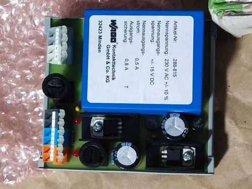 Wago 288-815 Stabilized Power Supply 230 VAC ±15 VDC .5A Transducer Transmitter - Image 5