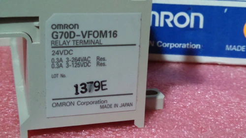 Omron G70D-VFOM16 Relay Terminal 16 Point PLC DCS Transducer Transmitter Meter - Image 5