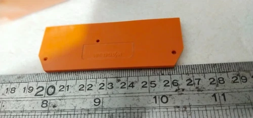 Wago 10Pcs 281-329 End Intermediate Plate 2.5 mm Thick Orange Terminal - Image 4