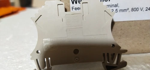 Weidmuller WDU 2.5 Feed through terminal Screw connection 2.5 mm² 800V 24A Beige - Image 6