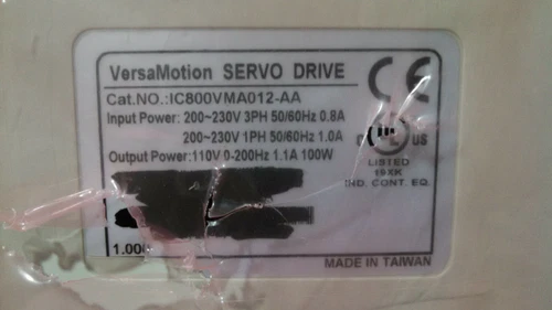 GE Fanuc IC800VM Motion Servo Drive 110V 100W 200Hz PLC Transducer Transmitter - Image 7