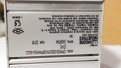 Moor CPM/20-30DC PLC Concentrator Power Module Transmitter Controller Transducer - Image 10