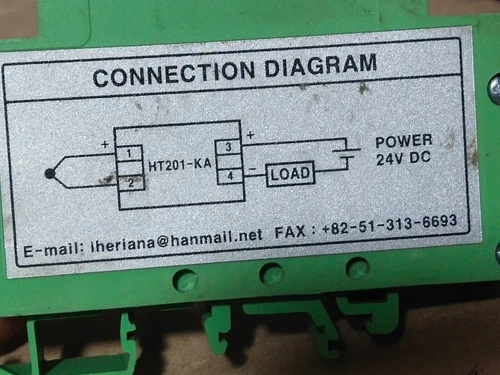 Heriana HT201-KA1 K Thermocouple Amplifier 0-600' C 4-20mA Transmitter Control