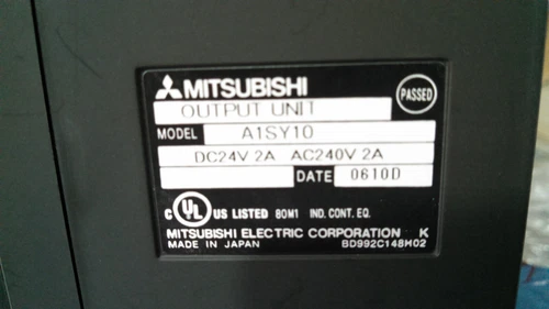 Mitsubishi Melsc A1SY10 Contact Output PLC DCS Module Transducer Transmitter
