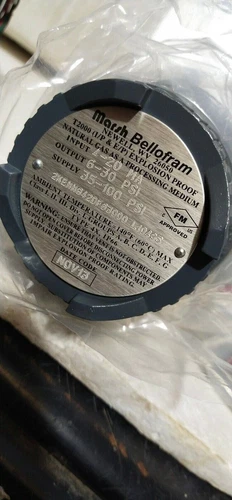 Bellofram T2000 4-20mA 30 PSI I/P Explosion Proof Control Transducer Transmitter