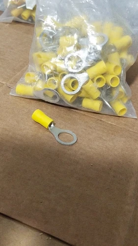 JST 5.5-10 Ring Terminal Insulating Sleeves 4 mm2 Connector Transduce