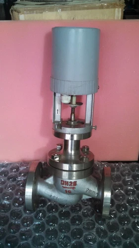Electric Control Valve VA3200 1000N 4-20mA 24VAC SS Body size 25mm Controller