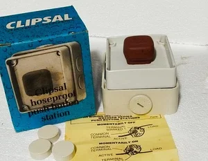 Clipsal WS226PB Weather Proof Push Button 440V 10A Controller Transmitter Meter