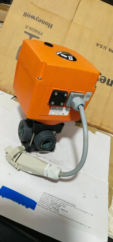 Georg Fischer EA11 Rotary Actuator 20Nm 24V Valve 3way 3/4 Transducer Controller