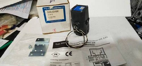 Control Air 500X I/P E/P Converter 0-10V 3-120PSI Transducer Controller Transmit
