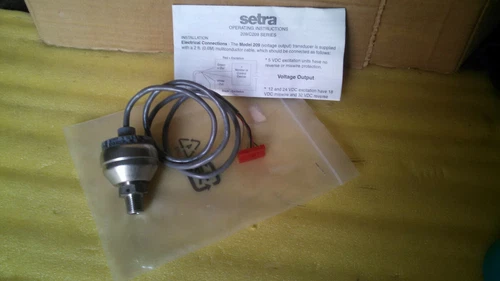 Setra 209 50Psi 5VDC 10VDC Pressure Transducer Transmitter Sensor