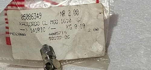 SACMI Itmric PMD 20000002 Flow Through Tee 5mm 6mm tube Controller Transmitter
