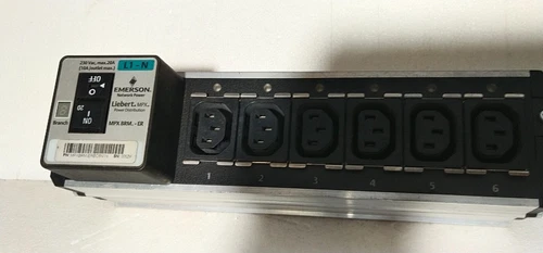 Liebert MPX Power Distribution Unit 6 Out Controller Meter Transmitter Transduce