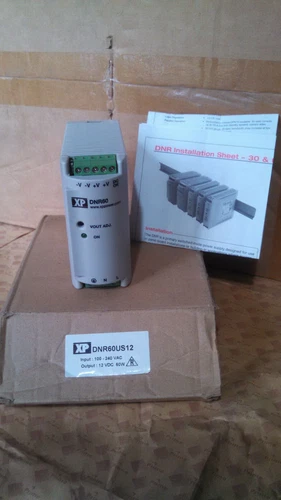 XP Power Supply DNR60 100-240VAC 12VDC 60W Meter Transducer Transmitter