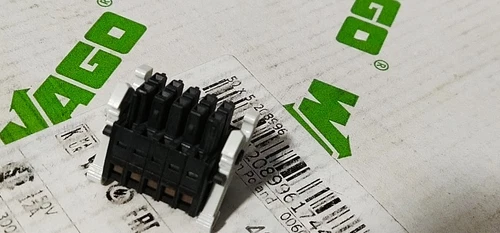 Wago 51208996 Female Cage Terminal Block 10Pole 10A 300V 1.5 mm² Transmitter