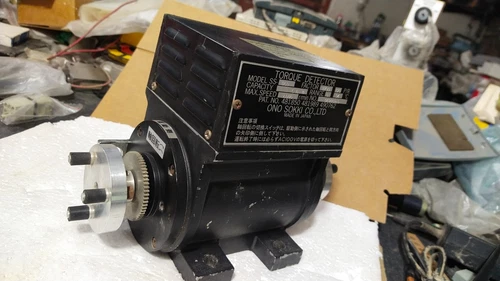 Ono Sokki SS-050 Torque Detector Meter 5Nm 6000RPM 110VAC Controller Transducer