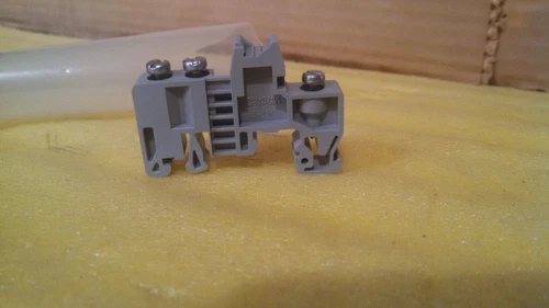 Phoenix Contact Terminal Block End Bracket 3Screw Gray E-UK Transducer PLC