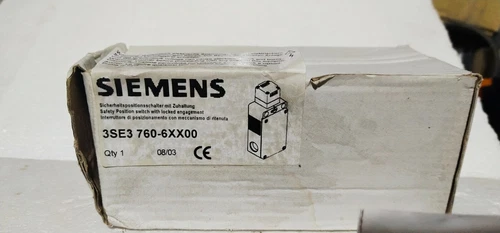 Siemens 3SE3 760 Safety Position Switch 24V Lock Actuator Controller Transducer - Image 3