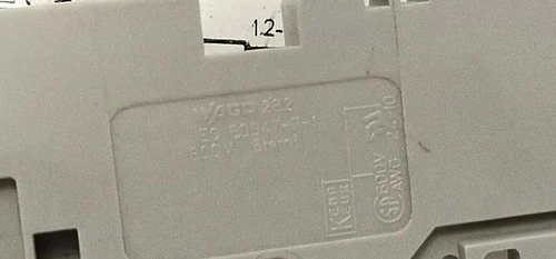 Wago terminal block 50X 282-901 41A 800V 6mm DinRail Transducer Controller NEW - Image 3
