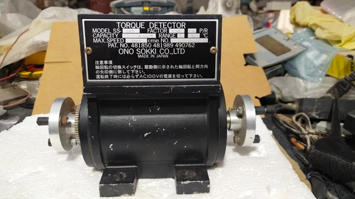 Ono Sokki SS-050 Torque Detector Meter 5Nm 6000RPM 110VAC Controller Transducer - Image 2