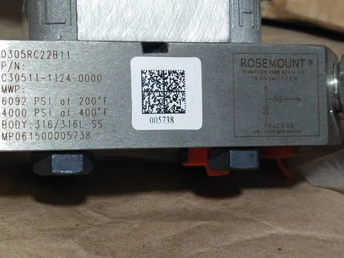 Rosemount 3051CG4A Hart 4-20mA -14 TO 300PSI Smart Pressure Transmitter Meter - Image 22