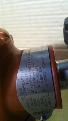 Yamatake Azbil GTX35F 3Psi 4-20mA Digital Pressure Transmitter Transducer Meter - Image 3