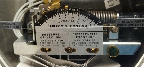 Mercoid PG-153-P1 Gas Pressure Mercury Switch 1-30 inch water Meter Controller - Image 3