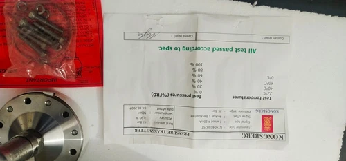 Kongsberg GT404 Maritime Hart 4-20mA 25 bar Teflon Sensor Pressure Transmitter - Image 3