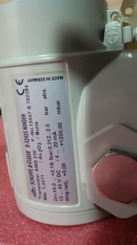Schoppe & Faeser 2.5 Bar Gauge Pressure Transmitter AMD 230 Transducer Meter - Image 3