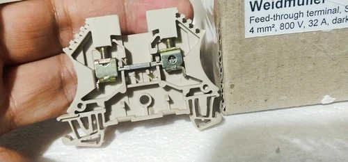Weidmuller WDU4 Feed through terminal Screw connection 4 mm² 800V 32A Beige - Image 3