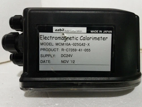 Azbil MCM10A Electromagnetic Calorimeter Flow 25mm 4-20mA Transmitter Controller - Image 3