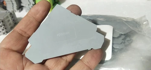 Wago 280-320 Connector End Plate 1mm For DIN Rail Terminal Blocks Gray - Image 5