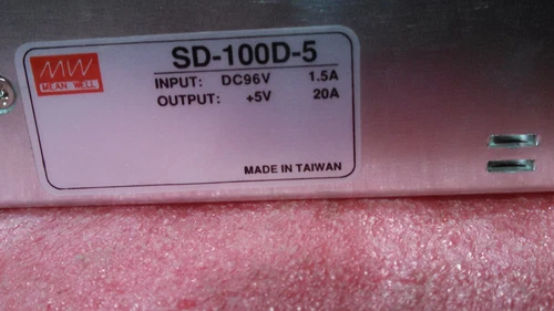Mean Well SD-100D Power Supply In 96 Out 24 5 VDC PLC DCS Transmitter Transducer - Image 6