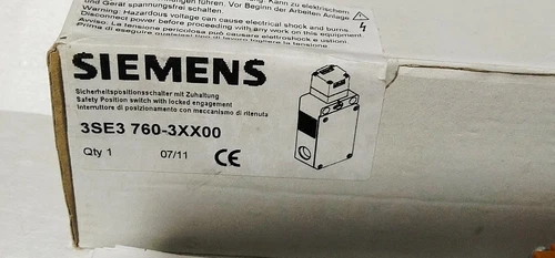 Siemens 3SE3 760 Safety Position Switch 24VD Lock Actuator Controller Transducer - Image 7