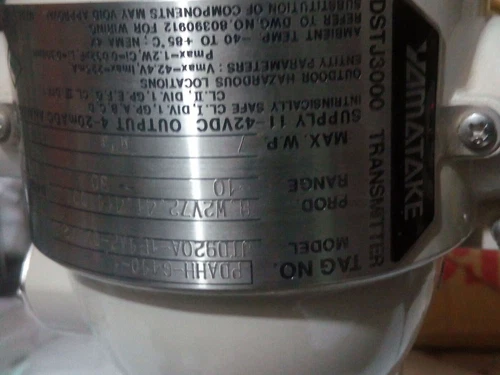 Yamatake Azbil JTD920 D/P 4-20mA SFN 3Way Valve Pressure Transmitter Transducer - Image 7