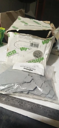 Wago 280-320 Connector End Plate 1mm For DIN Rail Terminal Blocks Gray - Image 10