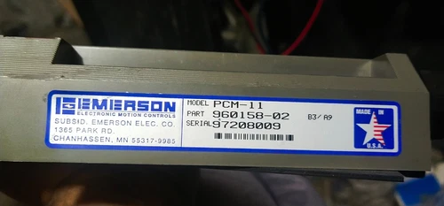 Emerson PCM-11 Motion Program Controller PCB Positioning Servo Drive Transmitter