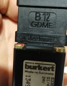 Burkert Solenoid Valve 0330 C 3.0 24VDC G 1/4 10Bar Transducer Transmitter