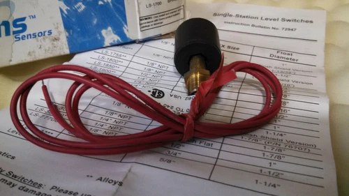 GEMS LS-1700 Level Switch Brass Transducer Transmitter Controller