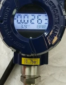 Delta DPC 2000ALW Hart 4-20mA 0-7 Bar Pressure Transmitter Transducer Meter